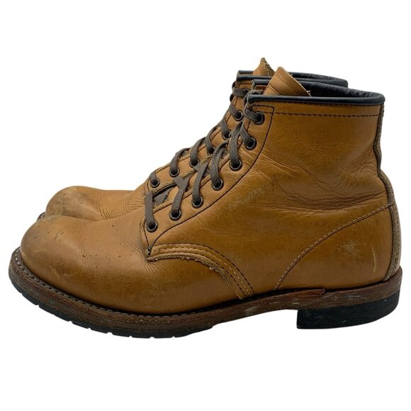 Red Wing USA Heritage Beckman Featherstone Chesnut Boots 9013 Mens Size 7.5 D